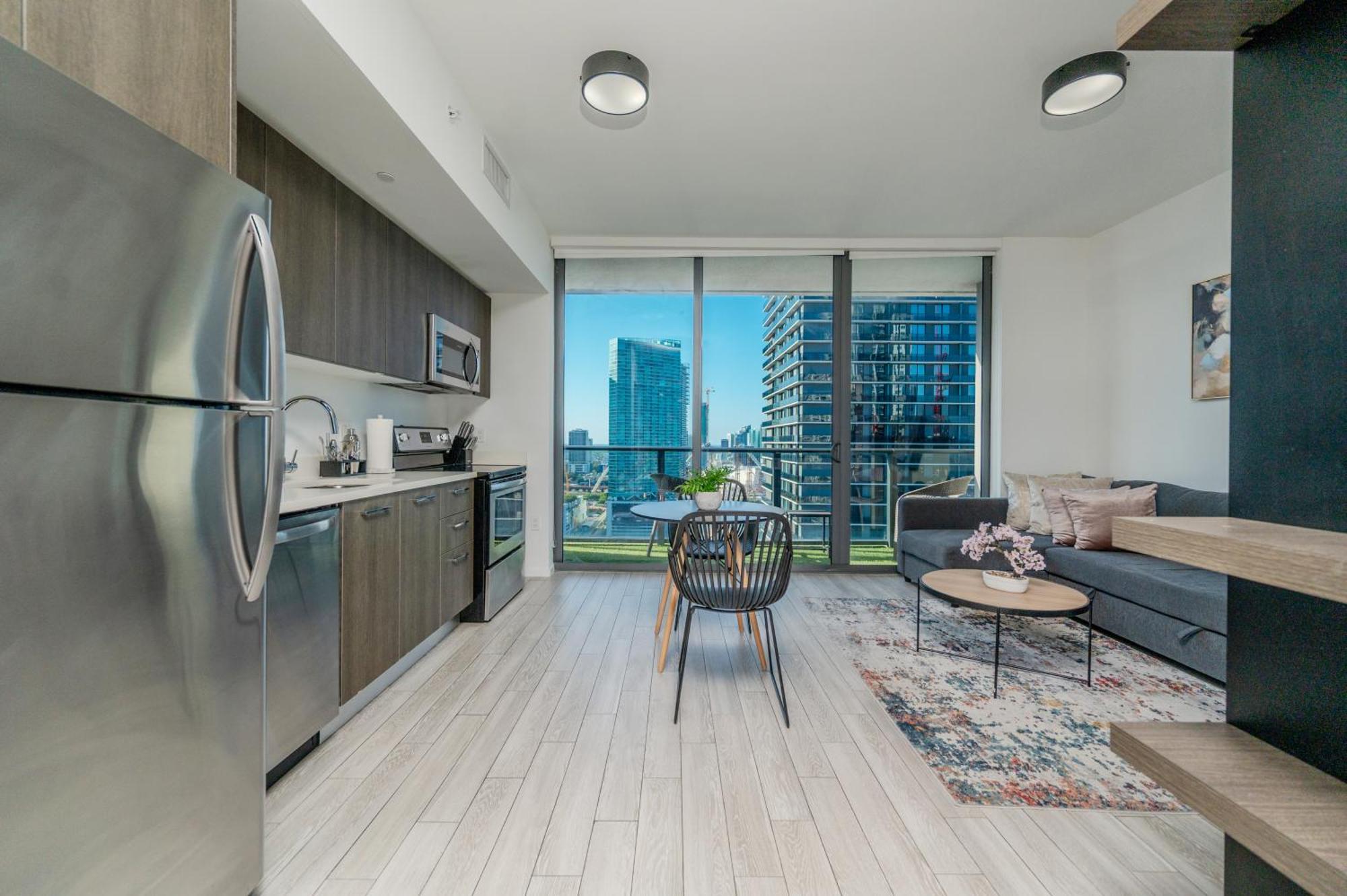 Luxury Loft - Free Parking - Ocean View - Brickell Downtown Apartment Miami Exterior photo